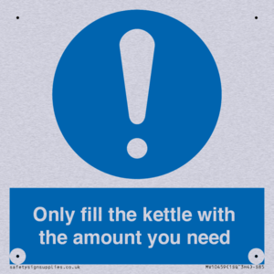 Only fill the kettle with the amount you need